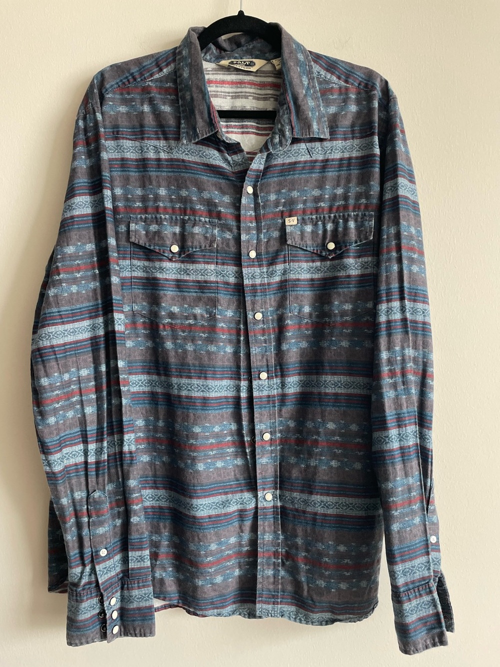 Salt Valley Western button up western pearl snap XL